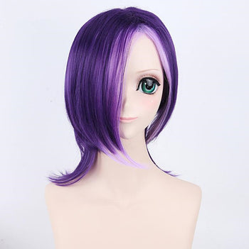 Multi purple color cosplay costume wig only at Smart Wigs Adelaide SA